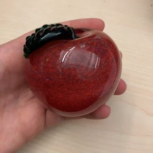 Beautiful Glass Fruit home decor apple
